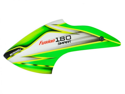 Airbrush Fiberglass Green Mask Canopy - BLADE FUSION 180 Smart : MH-F18S080GM