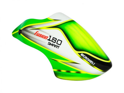 Airbrush Fiberglass Green Mask Canopy - BLADE FUSION 180 Smart : MH-F18S080GM