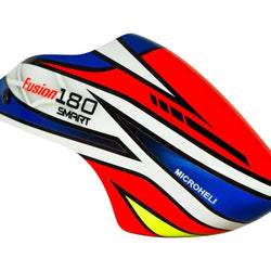 Airbrush Fiberglass Red Transformer Canopy - BLADE FUSION 180 Smart : MH-F18S080RT