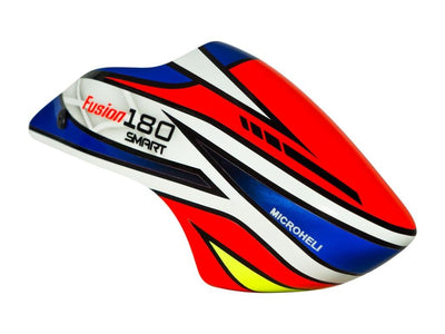 Airbrush Fiberglass Red Transformer Canopy - BLADE FUSION 180 Smart : MH-F18S080RT