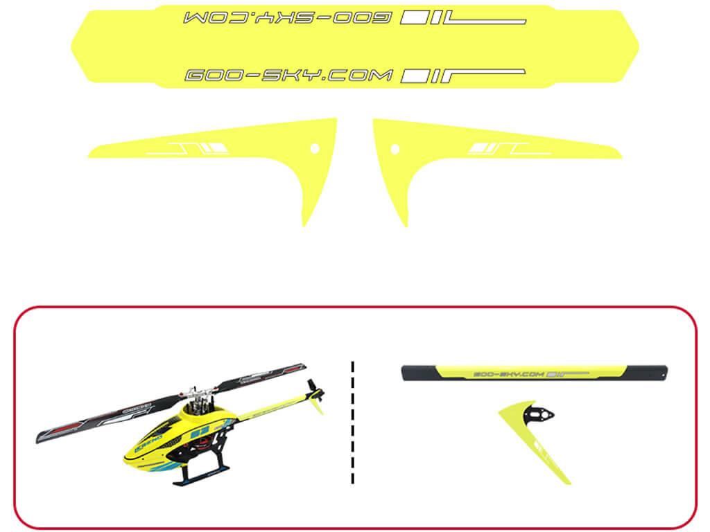 B7200 Sticker Set Goosky S2 Yellow Sticker Set (3 Sets In Yellow Color) : GT000127 ...