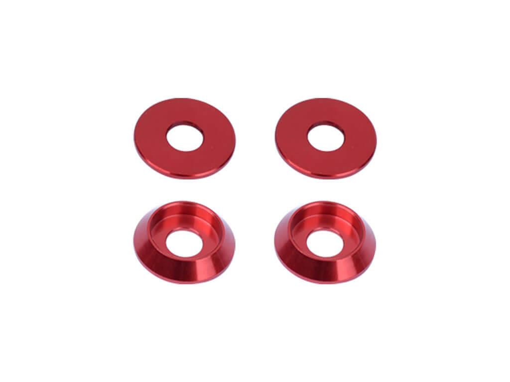 Goosky RS4/RS5/RS6/RS7 M3 Finishing Washers - Red : GT020078 - Midland ...