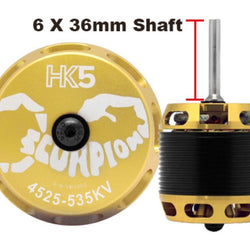 Scorpion HK5-4525-535KV (6 x 36mm shaft) : HK5_4525_535_6x36