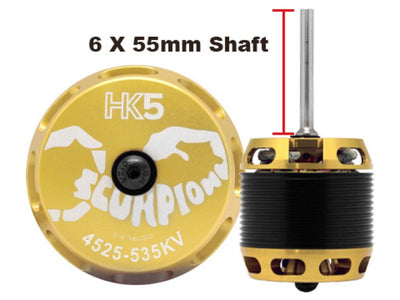 Scorpion HK5-4525-535KV (6 x 55mm shaft) : HK5_4525_535_6x55