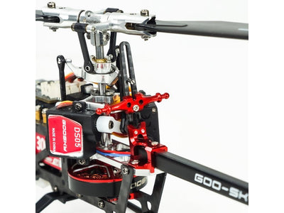 Anti-Rotation Guide W/ Canopy Mount And Tail Boom Mount (Red) - GooSky S1 : MH-GSS1111