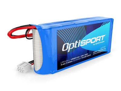 2S 1000mAh 40C Optisport Lipo : OPR10002S-40