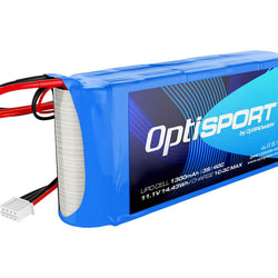 3S 1300mAh 40C Optisport Lipo : OPR13003S-40