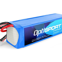 6S 5000mAh 40C Optisport Lipo : OPR50006S-40