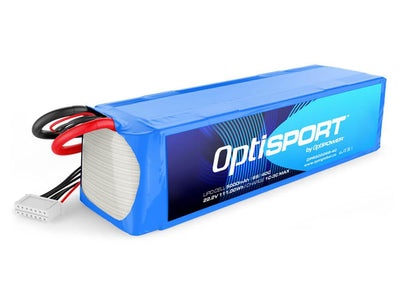 6S 5000mAh 40C Optisport Lipo : OPR50006S-40