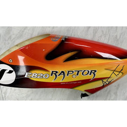 Thunder Tiger Raptor E820 Canopy Orange/Red (Second Hand) : MHSH37