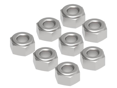 OMP M7 M2.5 Nyloc Nut : OSHM7134