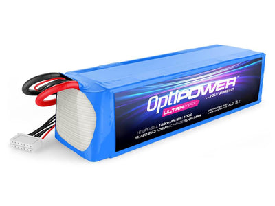 6S 1400mAh 100C Optipower ULTRA Max Lipo : OPR14006S-100