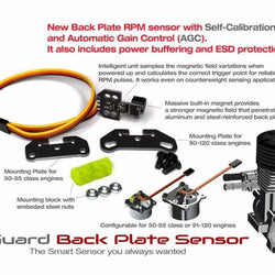 XGuard Self Calibrating V2 Back Plate RPM Sensor with AGC : AAVXG0262-V2