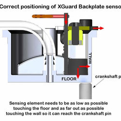XGuard Self Calibrating V2 Back Plate RPM Sensor with AGC : AAVXG0262-V2