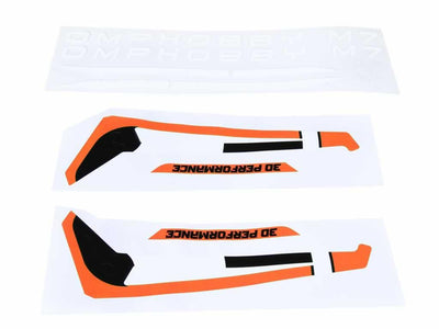 OMP M7 Sticker Set - Sunset Orange : OSHM7177