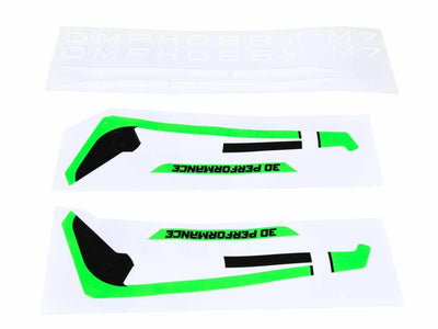 OMP M7 Sticker Set - Lime Yellow : OSHM7179