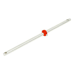 Precision CNC Hardened Steel Main Shaft W/ Collar (RED) BLADE INFUSION 120 : MH-I120166S