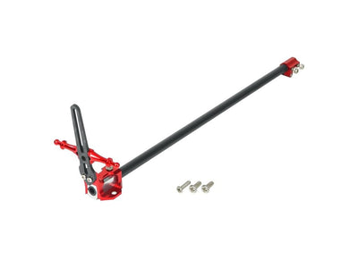Carbon Fiber Round Tail Boom Conversion Set (RED) GOOSKY S1 : MH-GSS1-TRCR