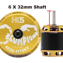 Scorpion HK5-4026-1115kv (6x32mm shaft) : HK5_4026_1115