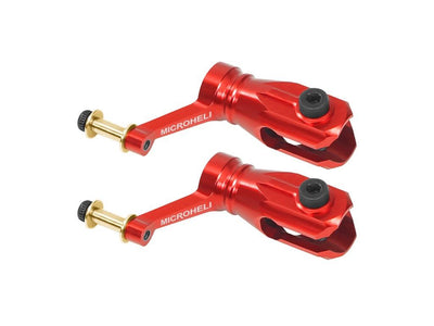 Precision CNC Aluminium Main Blade Grip (Red) - Blade Infusion 120 : MH-I120102