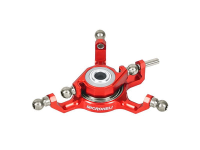 Precision CNC Aluminium Swashplate (Red) - Blade Infusion 120 : MH-I120112