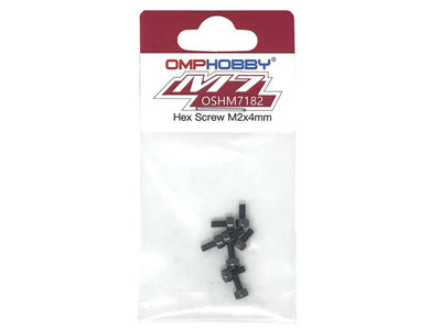 OMP M7 Hex Screw M2x4 (8 pcs) : OSHM7182
