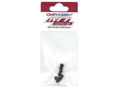 OMP M7 Set Screw M4x3 (8 pcs) : OSHM7184