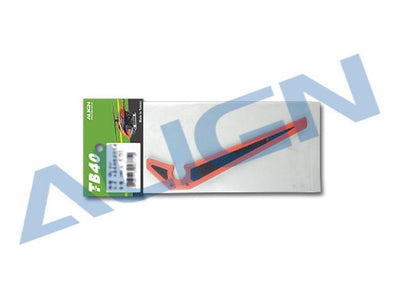 TB40 Carbon Fiber Vertical Stabiliser - Orange : HB40T009XOT