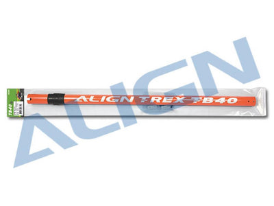 TB40 Carbon Fiber Tail Boom - Orange : HB40T010XOT