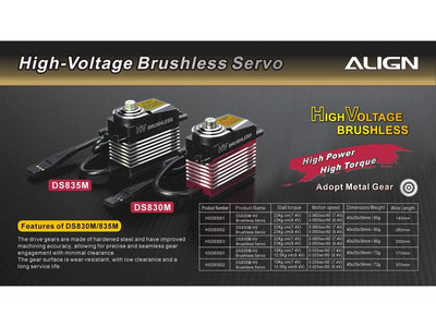Align DS830M High Voltage Brushless Servo : HSD83003T