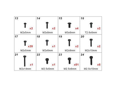 Align TB40 Screw Parts : HB40Z003XXT
