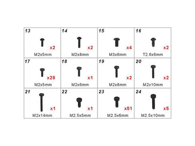 Align TB40 Screw Parts : HB40Z003XXT