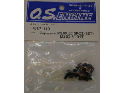 OS Hex Head Screw M3 x 8 (10) : 79871110