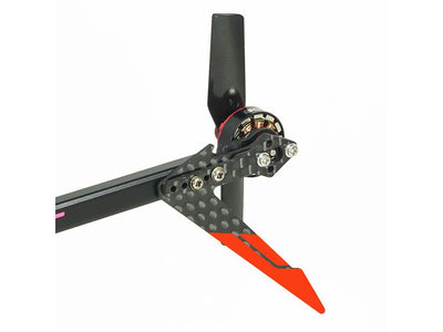 Adjustable Tail Motor Mount w/ Fin Set (Red) - GOOSKY S1 : MH-GSS1025RD