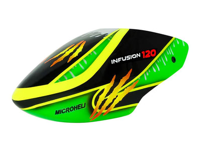Airbrush Fibreglass Green Scratch Canopy - Blade Infusion 120 : MH-I120080GS