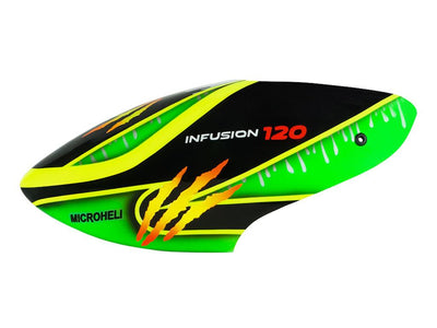 Airbrush Fibreglass Green Scratch Canopy - Blade Infusion 120 : MH-I120080GS