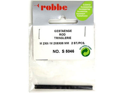Robbe Pushrod 2 x 8 x 58mm (2) : S-5046
