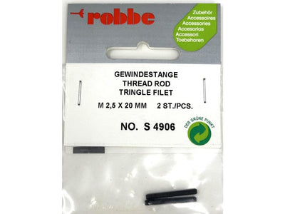 Robbe Threaded Rod M2.5 x 20 (2) : S-4906