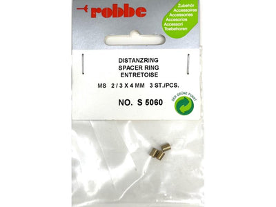 Robbe Spacer Ring 2/3 x 4mm (3) : S-5060 - Midland Helicopters