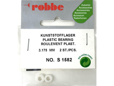Robbe Plastic Bearing 3.175mm (2) : S-1582 - Midland Helicopters