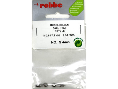 Robbe Ball Head M2.5 / 7.5mm (2) : S-4443