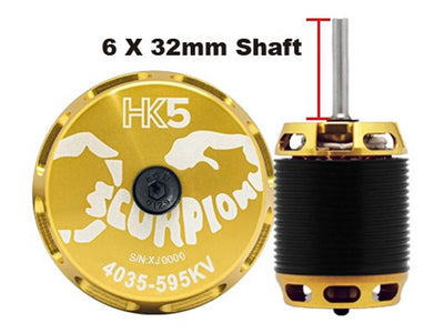 Scorpion HK5-4035-595kv (6 x 38mm Shaft) : SC-HK5_4035_595