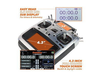 Futaba T26SZ 26 Channel Air Radio, Multi Mode, w/R7214SB Rx : FUT05003226-3