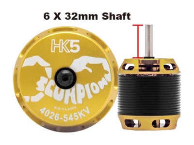 Scorpion HK5-4026-545KV (6x32mm shaft) : SC-HK5_4026_545