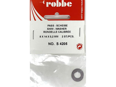Robbe Shim Washer - 8 X 14 X 0.2mm (2) : S-4205
