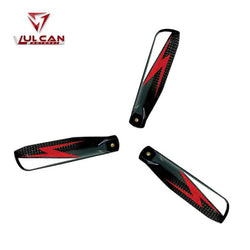 Vulcan Rotors 105mm 3 Blades Precision Tail Rotor Blades (RED) : VTB-105R-3