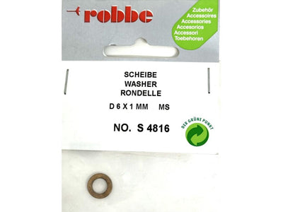 Robbe Washer D6 x 1mm MS : S-4816 - Midland Helicopters