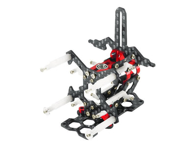 Aluminium/Carbon Fibre/Delrin Main Frame (Red) - Blade Infusion 120 : MH-I120105