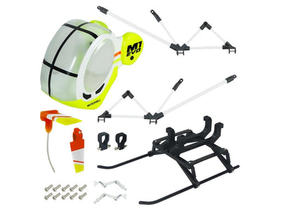 Airbrush PVC Hughes 300 Scale W/ Landing Gear - OMP Hobby M1 Evo : MH-M1EV-SH32