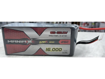ManiaX 16,000mah 5 Cell 25C LiPo (Second Hand) : MHSH88